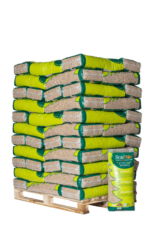 Holzpellets - Bois D'or ( Palette mit 66 Säcken à 15kg)