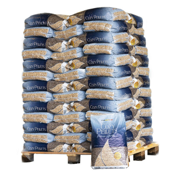 Holzpellets Erda Cozy Pellets (Palette mit 65 Beuteln à 15 kg)