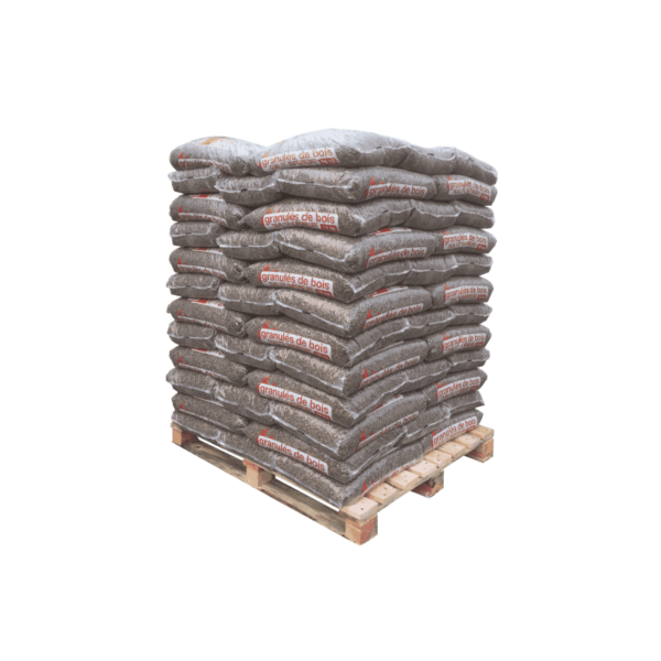 Premium-Holzpellets - Palette mit 72 Säcken